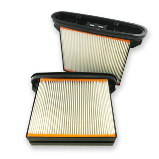 Flat pleated filter for HITACHI